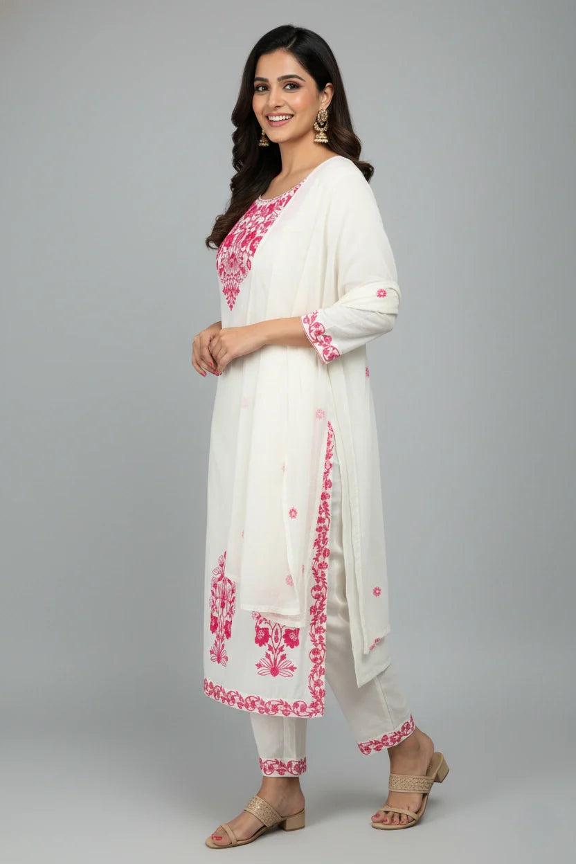 White Festive Kurta