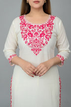 White Festive Kurta