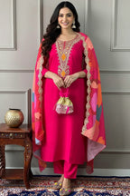 Vibrant Pink Suit