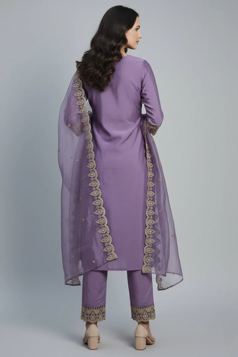 Purple Elegant Suit