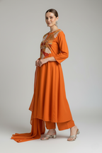 Orange Mandarin Kurta