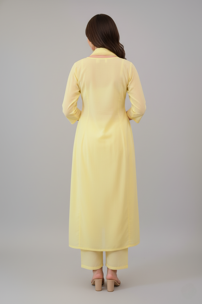 Pastel Flower Kurta