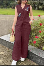 cool Sleeveless cord-Set