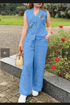 cool Sleeveless cord-Set