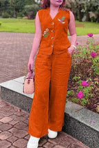 cool Sleeveless cord-Set