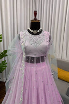 Party Wear Anarkali Style Lehenga Choli
