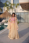 Premium Gold Lehenga with Shrug