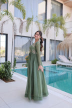 Full Sleeve Party Gown