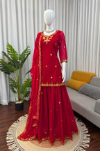 Thread & Sequin Georgette Party Wear Set