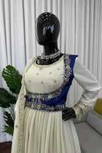 Festive Thread Sequin Anarkali Dress