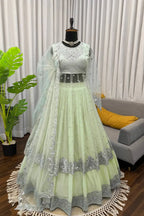 Party Wear Anarkali Style Lehenga Choli