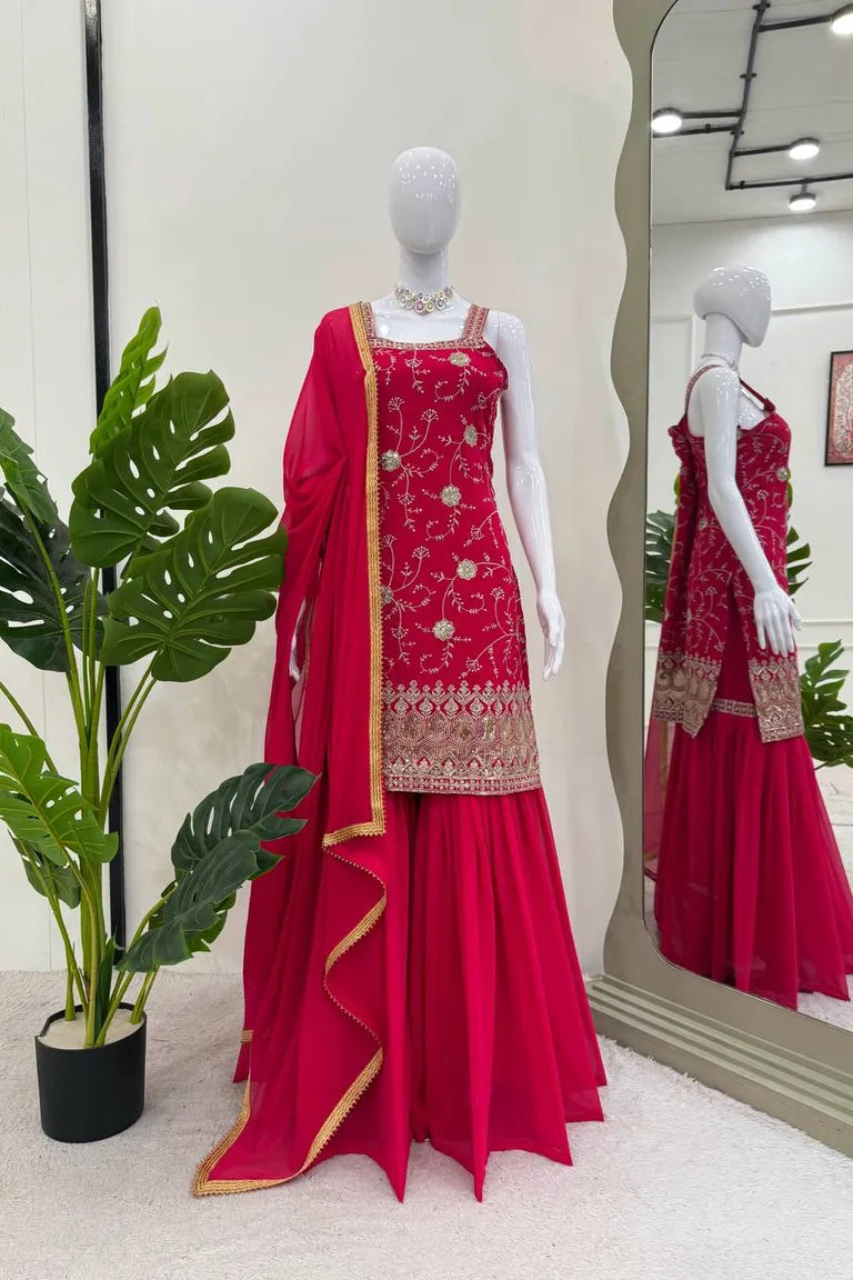 Contemporary Sharara with Dupatta