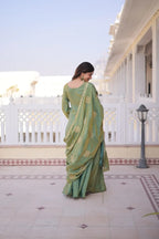 Festive Fendi Crush Sharara Suit