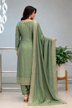 Designer Jacquard Full Stitch Suit