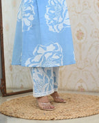 Printed Cotton Kurta Set