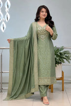 Designer Jacquard Full Stitch Suit