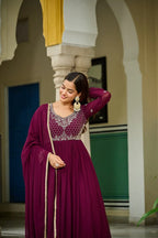 PREMIUM DESIGNER  GOWN-DUPATTA