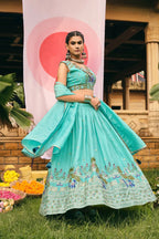 Elephant Lehenga-choli