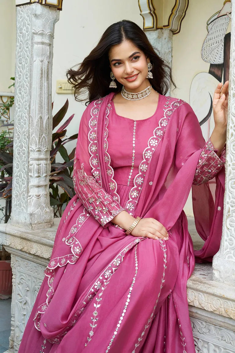 Full Flared Festive Gown