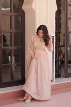 Peach Blossom  Anarkali Set