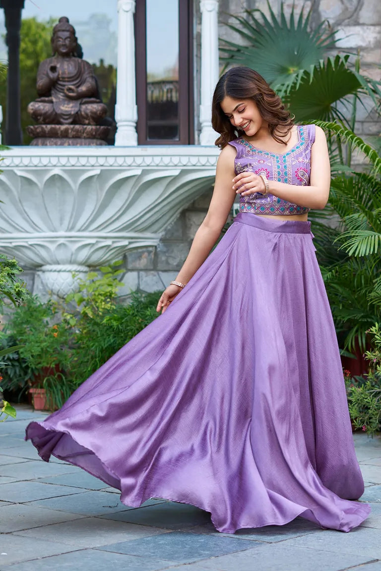 Choli & Skirt with Designer Jacket