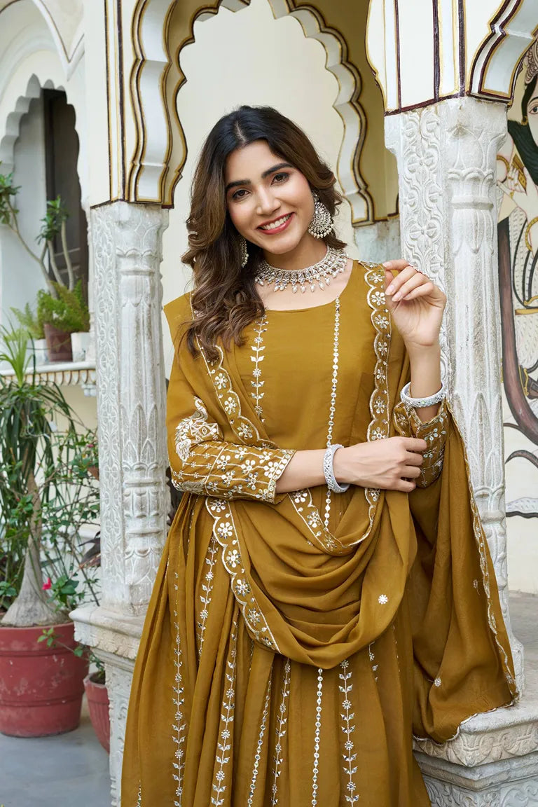 Full Flared Festive Gown