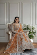 Rust Orange Lehenga Choli