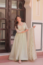 Peach Blossom  Anarkali Set