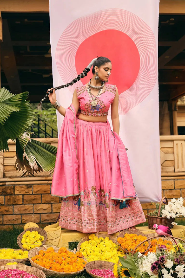 Elephant Lehenga-choli