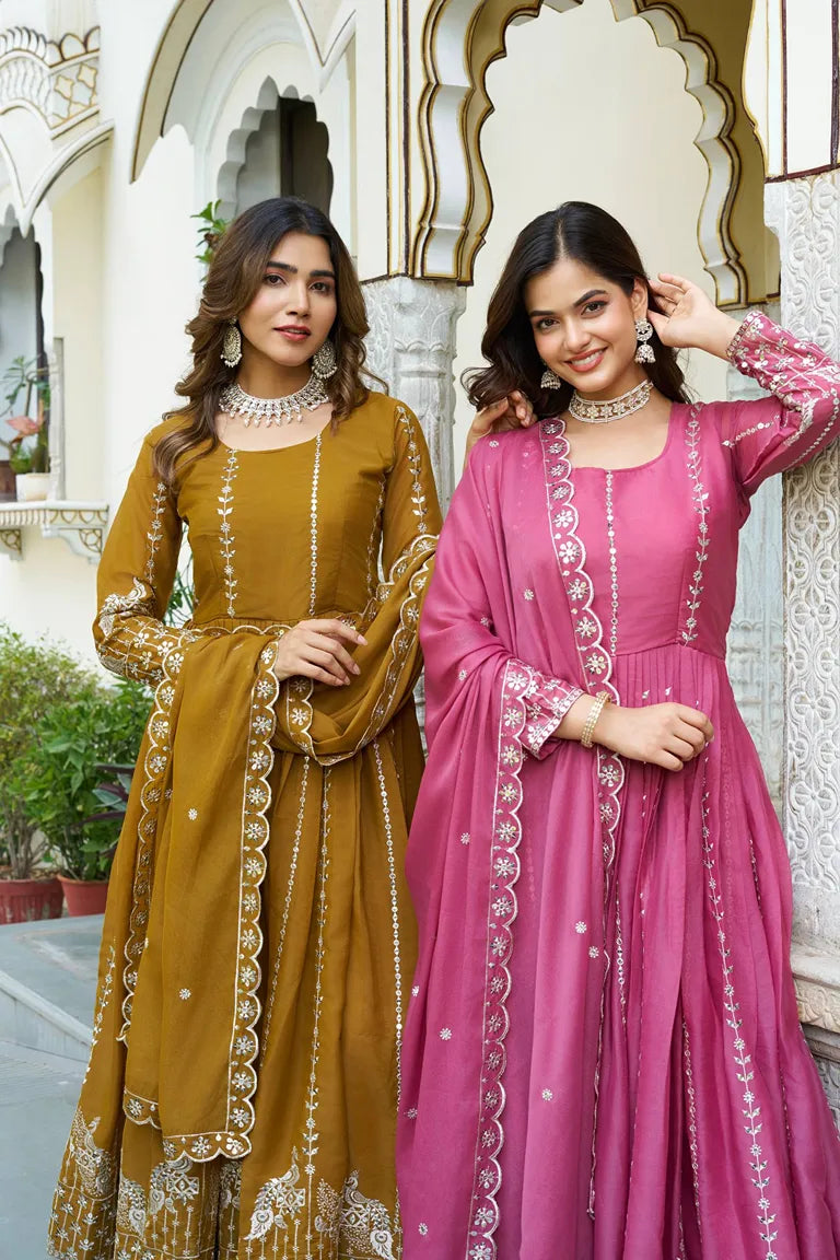 Full Flared Festive Gown