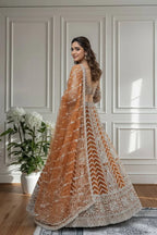 Rust Orange Lehenga Choli