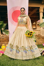 Elephant Lehenga-choli