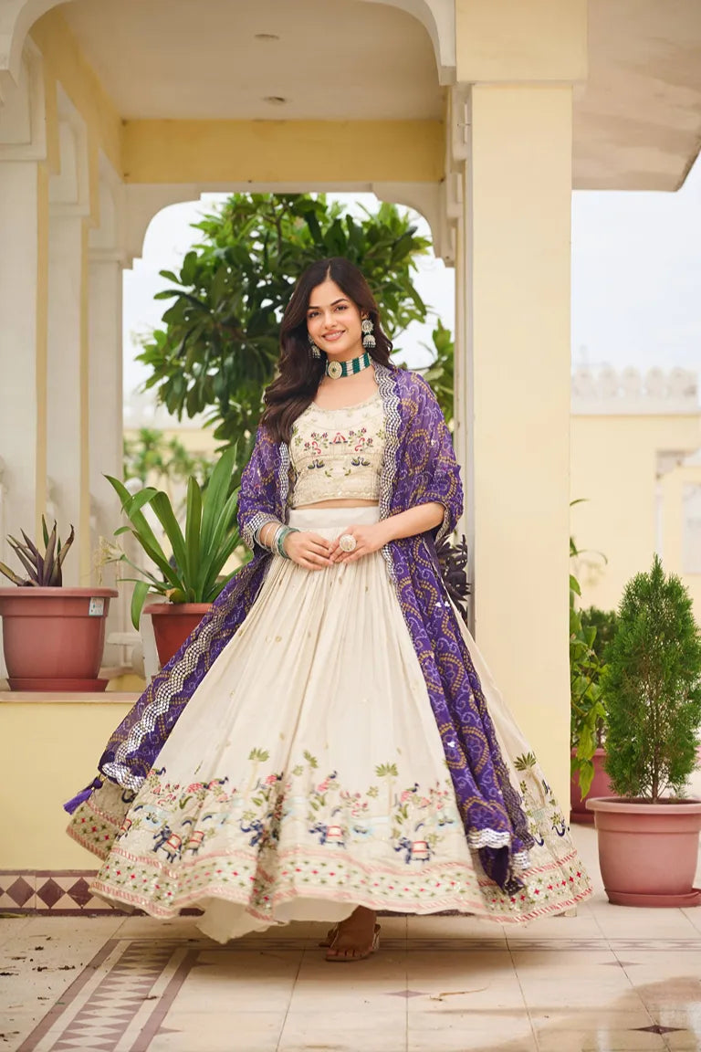 Bandhani Lehenga-choli Set