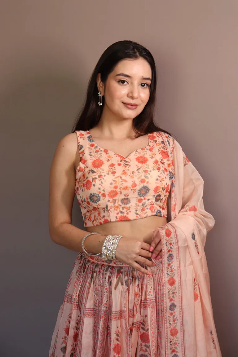Peach Petal Grace