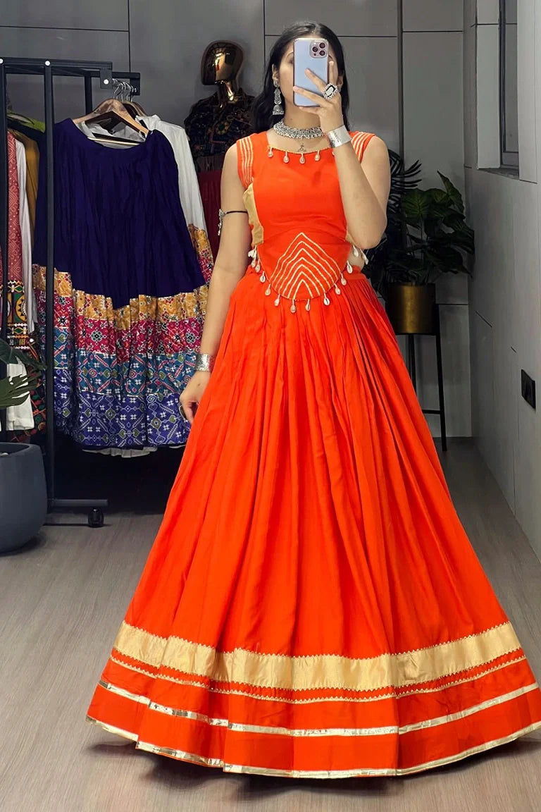 Ethnic Women Lehenga With Fancy Top