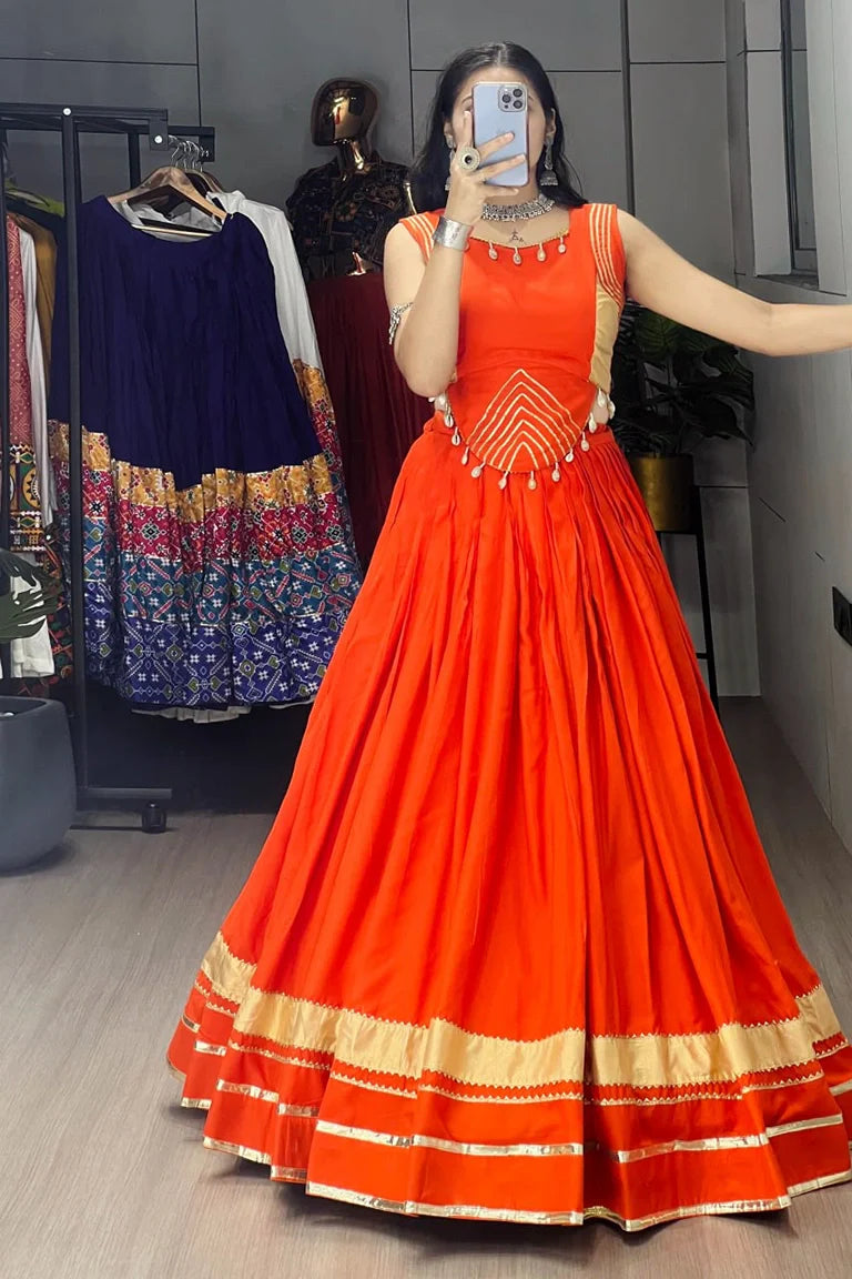 Ethnic Women Lehenga With Fancy Top