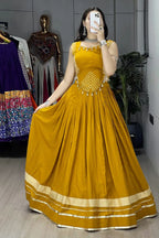Ethnic Women Lehenga With Fancy Top