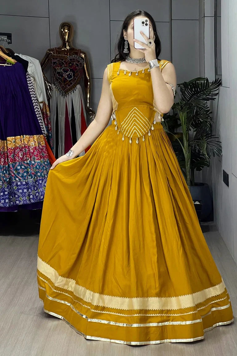 Ethnic Women Lehenga With Fancy Top