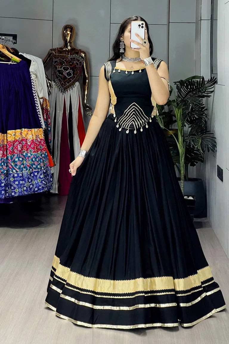 Ethnic Women Lehenga With Fancy Top