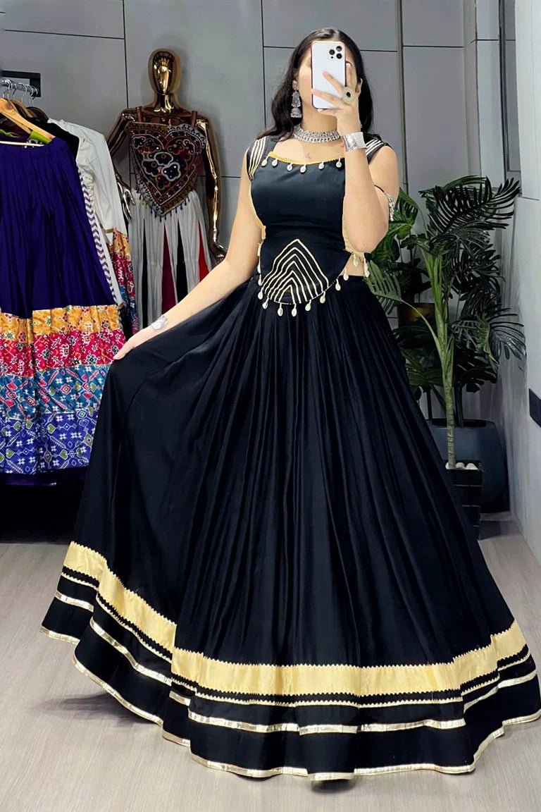Ethnic Women Lehenga With Fancy Top