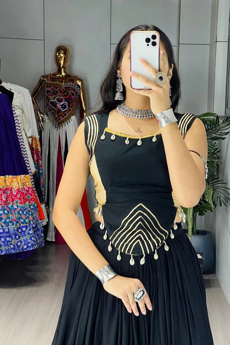 Ethnic Women Lehenga With Fancy Top