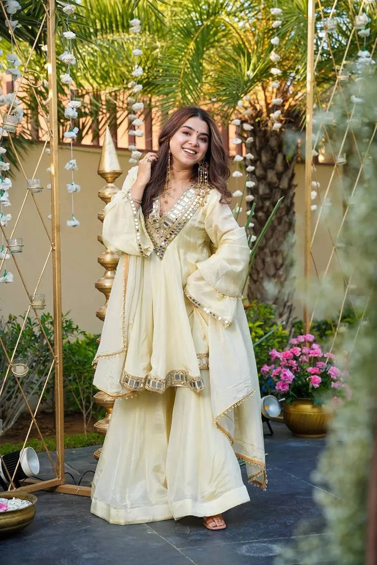 Ivory Gleam Festive Suit