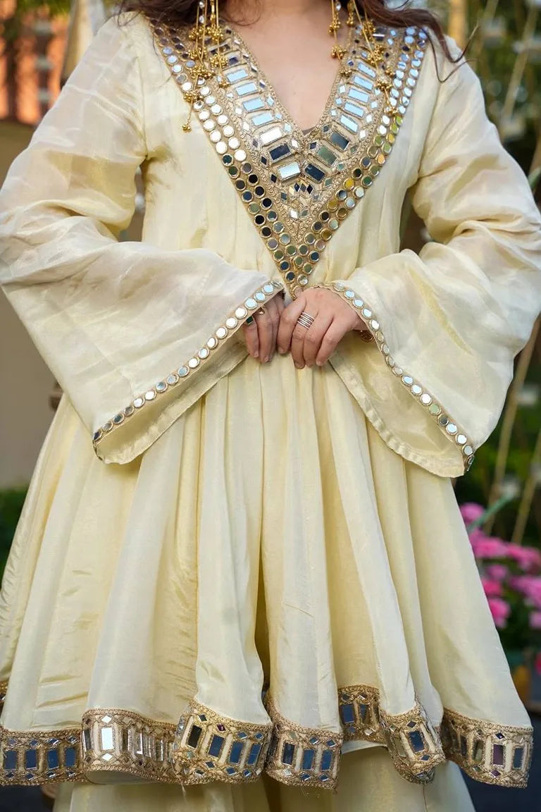 Ivory Gleam Festive Suit