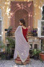 Vintage Ruby Gown