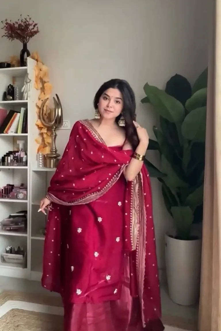 Classic Maroon Suit