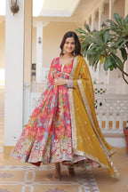 ALIA CUT GOWN WITH DUPATTA SET