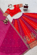 Orange Lehenga Choli