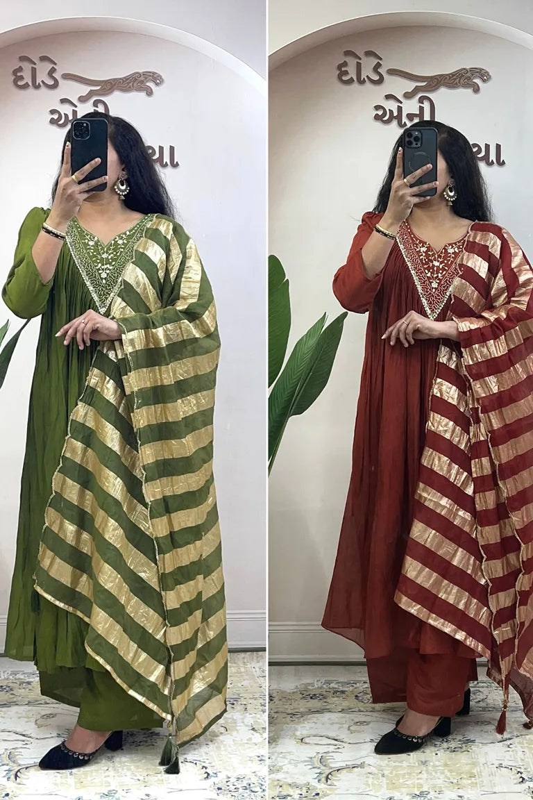 Flared Anarkali Dress