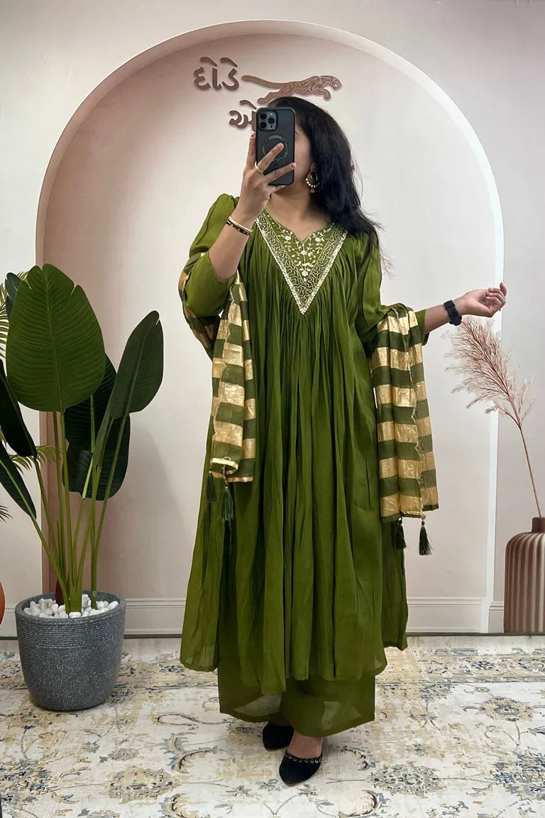Flared Anarkali Dress