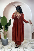 Flared Anarkali Dress